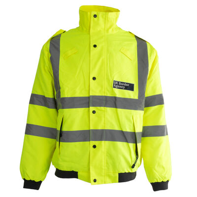 British Hi-Vis Border Patrol Safety Jacket | Lined